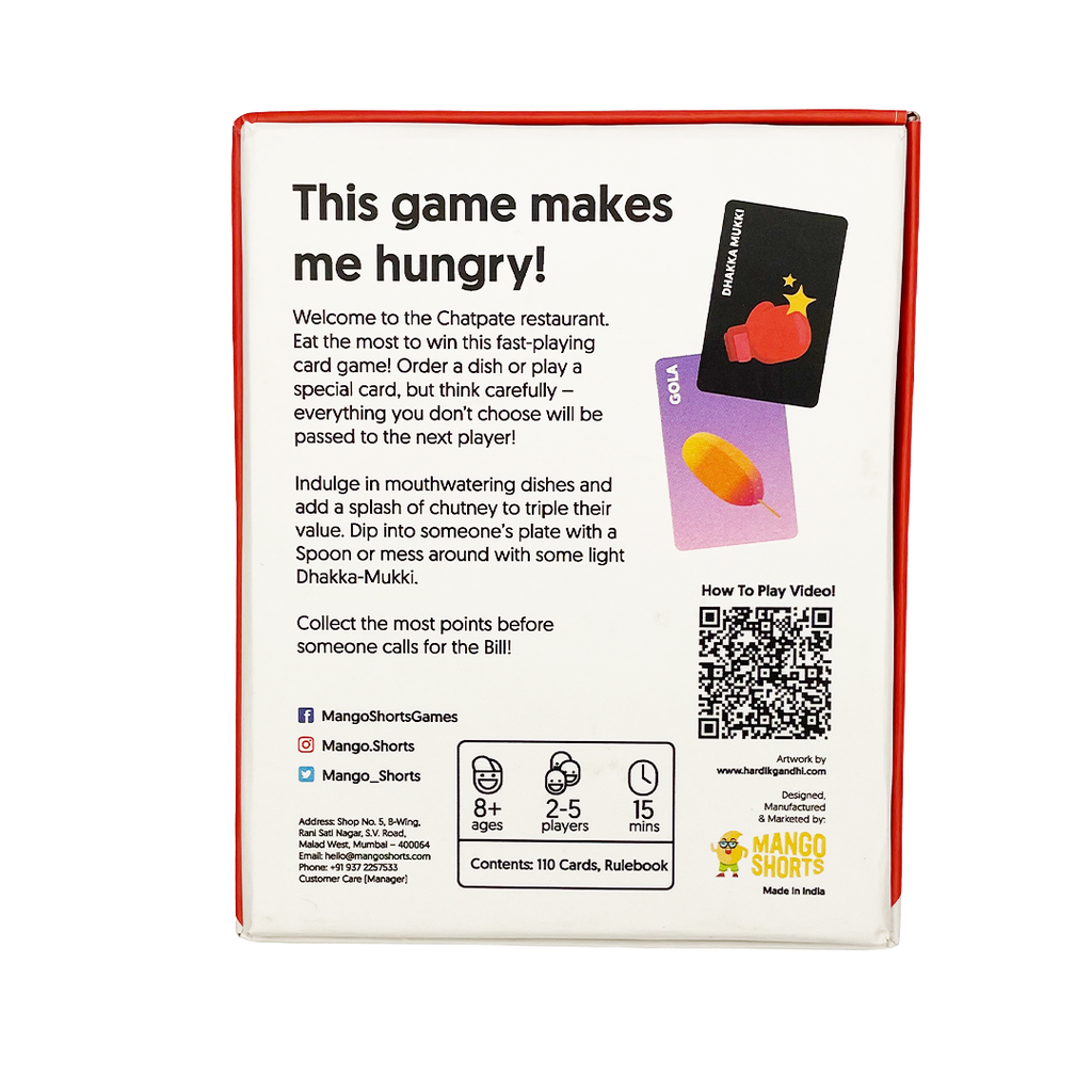 Chatpate – The Food Fight Game
